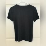Ann Taylor  Black Short Sleeve Zipped Shoulder Top.      Size-Small Photo 2