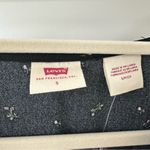 Levi's Delray Short Sleeve Black Floral Mini Dress, Size S Photo 4