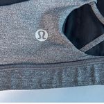 Lululemon Tied To It Sports Bra in Heathered Black Size 4 Photo 6
