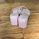 Jeffrey Campbell  Pale Pink Heeled Jelly Sandals Photo 3