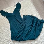 Jenny Yoo Collection Dress Mila Luxe Chiffon Maxi Caspian Sea Teal 0 Photo 4