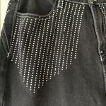 Nasty Gal rhinestone dark wash mom jeans, size 4 Photo 3