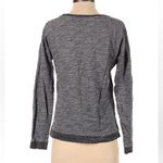 Everlane Sweatshirt Scoop Neck Long Sleeve Marled Heather Grey XS Cotton Terry Photo 1