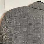 Pendleton Womens Blazer Jacket Gingham Plaid Black White Sz 14 Single Button Photo 13