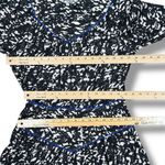 Coach Yoke StaticāPattern Jacquard Long Sleeve Midi Dress Back White 0 Photo 13