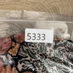 Free People  Kimono Women Small Black Orange Floral Topper Flower Hippie Bohemian Photo 10