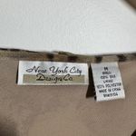 Vintage 90s Y2K Silk Babydoll Top Women M Brown Zebra Floral Bratz Going Out Size M Photo 3