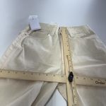 We Wore What  Jeans Womens 25 Cream‎ High Rise Dad Rigid Denim Straight Pants New Photo 8