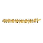 Fendi Vintage  Goldtone Bracelet 1990s Women's 7.5" Original Photo 6