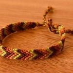 Handmade 10/$25 Marron Verde Woven Bracelet Photo 0