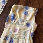 Vintage CDC Long Dress + Scarf Yellow Size 6P Photo 4
