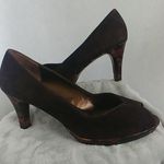 Liz & Co Vintage  Brown Leather Heels Shoes Photo 0