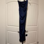 Nookie NWT  Emelie Strapless Navy gown Photo 3