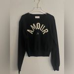 CINQ À SEPT Amour Raglan Sleeve Sweater Photo 4