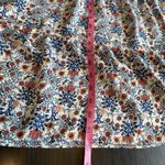 Max Studio  Prairie Dress‎ Floral Puff Sleeve Square Neck Smocked A-Line Large Photo 7