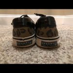 Sperry  Sz 7.5M Ladies Leopard Biscayne Patent Top Sider Leather Boat Shoes Photo 3