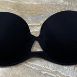 Victoria's Secret Victoria’s Secret Swim Black Strapless Bikini Top Size 32D (No straps) Photo 0