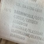 Escada Straight Leg Khaki Trousers Pants Tan Ruched Knees Size 38 Medium Women's Photo 11