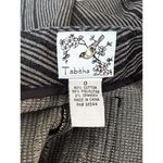 Tabitha Anthropologie Sz 0 Knee Length Gray Bermuda Shorts Office Casual Stripe Photo 5