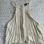 Kendall + Kylie Cream Lace Flowy Tank Photo 0