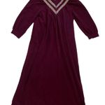 Vanity Fair Vintage  quarter zip long fleece nightgown Photo 1