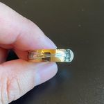 infinity 6mm golden X promise ring Photo 5