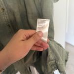 Pilcro Anthropologie  Deanne moss tiered mini shirt dress long sleeve button Photo 4