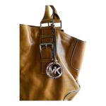 Michael Kors -LEATHER COGNAC COLOR SATCHEL BAG Photo 2