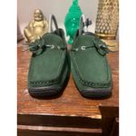 Sam & Libby  Preppy Green Suede Casual Moccasins  Loafers 8 Photo 4