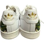 Adidas Rare  Stan Smith White  Emroidered‎ Tropical Tennis Shoes M 6.5 W 7.5 Photo 6