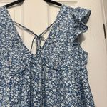 SheIn Ditsy Floral Ruffle Dress, Size Medium Photo 2