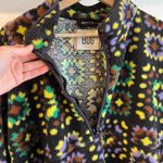 BDG  Granny Square Afghan Quilt Fleece Plush Pullover 1/4 Zip Sweater Size Large Photo 2