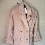 Free People coat cuff it faux fur pockets soft lined sash NEW small Photo 2