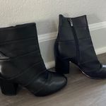 via spiga Black Leather Heeled Booties Size 6.5 Photo 0