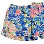 Lilly Pulitzer  Shorts Womens Small Blue Ocean View Board Shorts Casual Beach‎ Photo 1