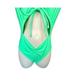 California Sunshine Women’s Cut-out One Piece Swimsuit. Bright Green. Size S NWT Photo 5