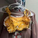 Target Yellow Floral Bikini Top Photo 1