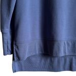 MTA Sport Legging Friendly Fleece Crewneck Sweatshirt Thumbholes Periwinkle Blue Medium Photo 3