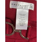 Retrology Burgundy Pants‎ with Faux Belt Photo 2