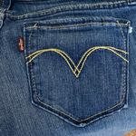 Levi's Levi’s Jeans Juniors Bold Curve 7" Low Rise Skinny Dark Blue Wash Size 13M Photo 6