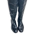 Libby Edelman  Over The Knee Black Riding Boot Size 8 Tall Zip Equestrian Style Photo 5
