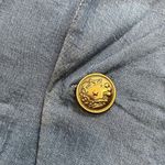 NWOT Rue De Femme Womens Blue Jacket Meduim Lightweight Work Casual Sz L Size L Photo 5