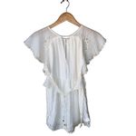 Free People  Ivory Eyelet Sahara Romper Photo 5