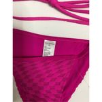 Good American New. pink embossed bikini. Small. Photo 10
