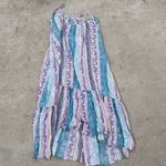 Anthropologie Womens Size S Summer Beach Cover Up Maxi Dress Coastal Boho Flowy Photo 3