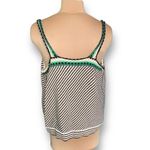 Lane Bryant  Striped Stitch Sweater Tank Crocheted Square Neck Neutral Pullover Photo 3