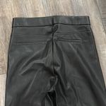 ZARA  Black Faux Leather High-Waisted Flare Pants Size Medium Bloggers Favorite Photo 7