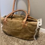 sel de Mer Myra bag canvas and leather Tan Photo 4