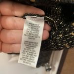 Mossimo Women’s Black/Gold Full Zip Sweater Jacket size Large Photo 6