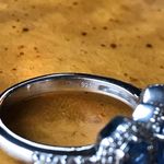 Natural Kyanite Sterling Silver Ring Size 6.75 Blue Photo 4